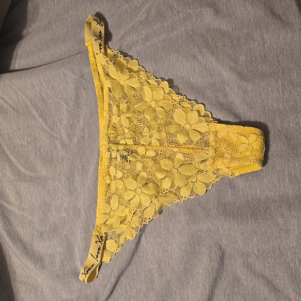 Yellow panties size L
